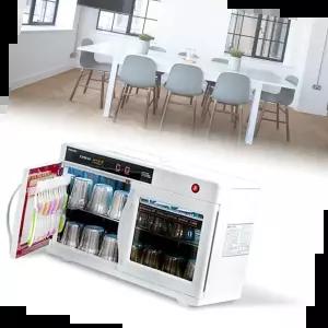 칫솔살균기 자외선 칫솔 컵 살균기 회사 사무실 소독건조기(24인)