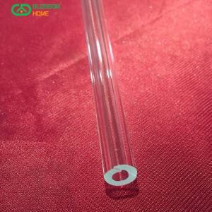 투명 원형 튜브 플렉시 유리 PMMA 소재 릴 파이프 길이 300mm 2mm 9mm ID OD 3-13mm 1 개