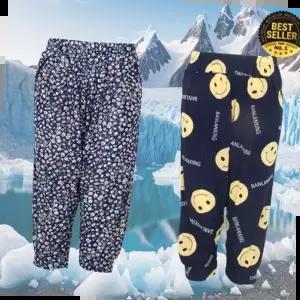 농활 원픽마켓 냉장고바지 꽃무늬 할머니 바지 사방스판