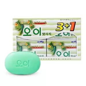 동서 셀그린 오이 맛사지 비누 100g 4입