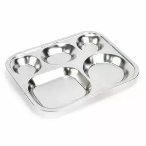 유아 3찬 스텐 식판 단체급식 초등병원식판 레스 업소용 식용 학교 식기 어린이 어린이집 배식판