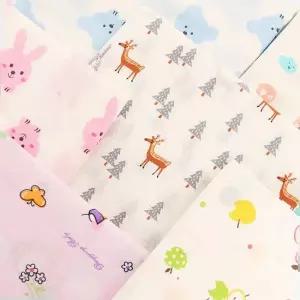 유아손수건 순면 나염 가제손수건 대 10매입