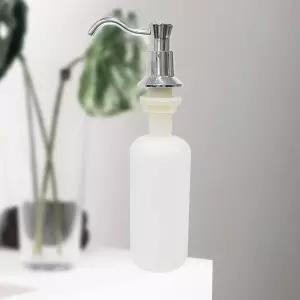 HLBATH 씽크대세제통 고급 매립형 주방싱크세제통 방세 세제통 크롬인테리어 비누통 물비누통 형물