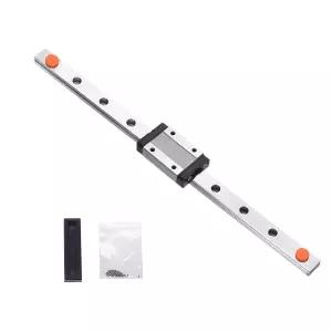 CNC 기계 및 3D 프린터용 1PCS 선형 슬라이딩 블록이 있는 KGTCN 레일 가이드 MGN12H 300mm 길이 미니어처