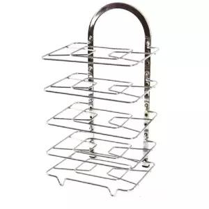 후라이팬 정리대 스텐 프라이팬 거치대 선반 가정용 5반 수납대 부엌 사각 선대