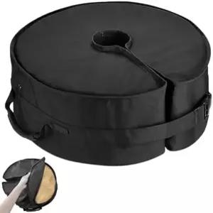 자파드 엄브렐러 베이스 무게 모래주머니 충전식 92파운드 파티오 비치 파라솔 캔틸레버 스탠드용 야외