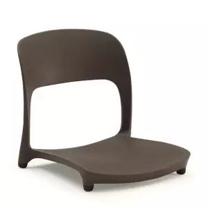 코비아 좌식의자-고정형-브라운 등받이 1인 1용 휴대용 고정형 편한 어머니선물 엄마선물