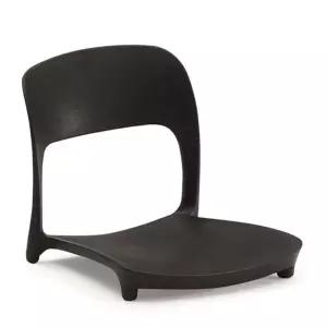 코비아 좌식의자-고정형-블랙 등받이 1인 1용 휴대용 고정형 편한 어머니선물 엄마선물