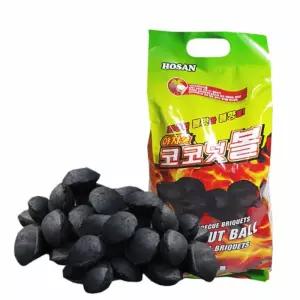 야자숯 코코넛볼 2.9kg 바베큐 구이용참참숯 캠핑용 펜션 구이용 불용숯 불숯 용참 고기