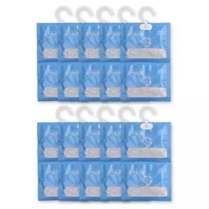 장마철 옷장 신발 습기제거 옷걸이형 국산제습제 10EA제 물먹는하마 곰팡이 냄새 염화칼슘 미니제 제거제