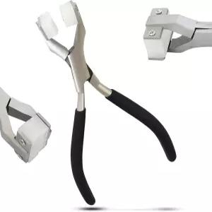 GS 미디엄 커브드 나일론 죠 링 굽힘 브레이슬릿 플라이어 광학 시계 핀 PVC 그립