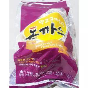 늘찬 막고구마돈까스 (180g x10개 1.8K)즉석조리 가스 냉동가스 즉석가스 막고치즈 고치즈 고까스 즉석