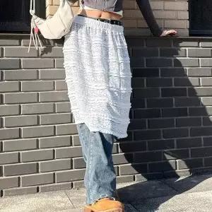 [다잇템] 여자 프릴 발레코어 중간 코디 티어드 레이스 스커트_24492617_588872