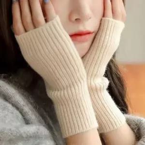 [골드스마일]숏 니트 손목워머 겨울용 손토시 보온 장갑 팔토시