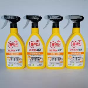 애경 홈백신 곰팡이제거 600ml 4개제 락스 스프레이 세정제 멀티 세제 주방 욕실 클리너 크리너