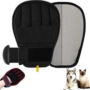 고양이와 강아지를 위한 반려동물 제모 장갑 특허받은 조절 가능한 스트랩 소파 카펫 의류 및 카시트에