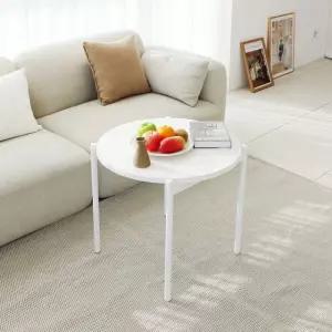 (코스트코) 끌리마 DIY 다용도 화이트 원형 협탁 테이블 600