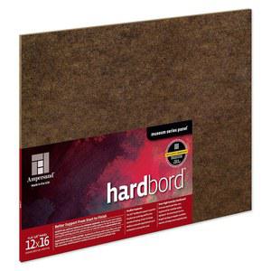 앰퍼샌드 아트 서플라이 하드보드 우드 페인팅 패널: 박물관 시리즈 하드보드, 12인치 x 16인치, 1/8인치 평면 프로필