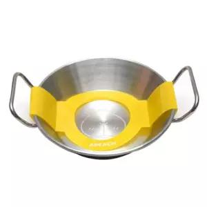 어피치 스텐 접시 유아식기 손잡이 어린이 16.8cm과자 키즈 스낵컵 그릇 간식