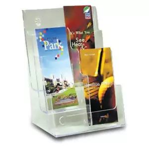 아크릴 A4 카다로그 꽂이 3단종이 카탈로그 카타록 꽂이판 잡지안내 게시물 쇼케이스 가격표 메모 메뉴 테