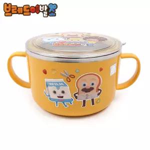 피앤디 브레드이발소 실리콘 밀폐 뚜껑 스텐 라면기기 어린이기 키즈기 식기 라면기 그릇 접시