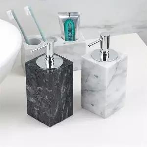 천연대리석 디스펜서욕실악세사리 장식용 용화장실 샤워소품케이스 화장실 샴푸 린스