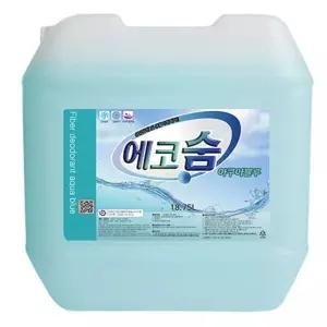 (VEN) 섬유탈취제 에코숨 18.75L 아쿠아블루악취제거 스프레이 유연제 뿌리는 고기냄새 리필 옷냄새