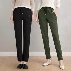 여성 슬림핏 부츠켓 뒷밴딩 슬렉스 3종 세트