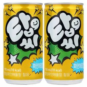 일화 탑씨 파인 190ml x 60캔 (30입x2박스)씨캔 과일탄산 캔씨 음료 과즙 과즙수 자판기 업소용