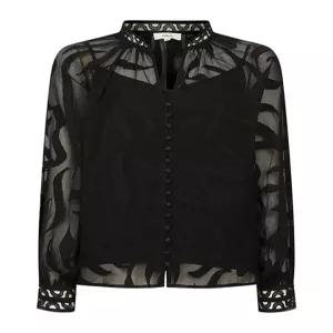 [썬쿠][썬쿠] 나시 세트 시스루 패턴 블라우스(SN71DXBLS38X)