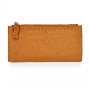 여성용 가죽 슬림 장지갑 카드 지폐 동전 수납 지갑