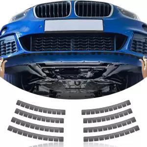 GRUOIZ 8팩 자동차용 범퍼 스크랩 가드 앞 프로텍터 고급 스크래치 방지 스키드 플레이트 DIY 키트 버디