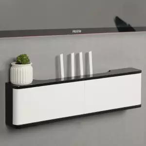 콘센트가리개 무타공 브라켓 유리문 벽걸이 콘센트 화이트