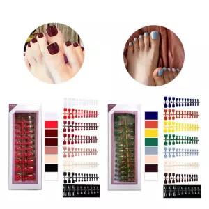 패디큐어 데코 패디팁 8종 세트인조 발팁 네일스티커 아트 셀프 패디 연장 무광