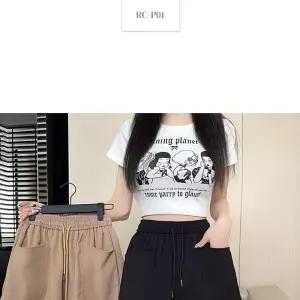 RC-P01 여름 허리 밴딩 루즈핏 반바지 2컬러밴 린넨 팬츠 밴팬츠 여성