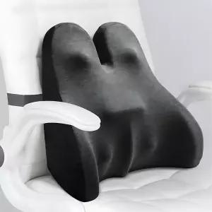 공시생선물 볼륨 메모리폼 밀착지지 등쿠션 허리보호 착석편안 차량용 거실의자 바른자세