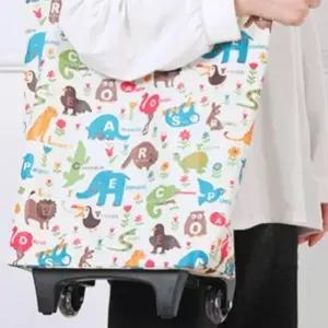 바퀴 장바구니 대용량 시장 장바구니 캐리어 손수레