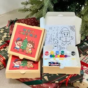 컬러링 크리스마스 키트 답례품 구디백 DIY 키링 유치원 인형 카드 어린이집 만들기 곰돌이 5종 세트 엽서