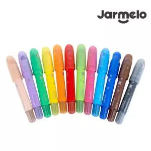 리틀호안미로 반짝이실크크레용12색 99810학용품크레파스 이크레용 미술 문구용