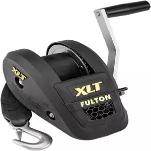 풀턴 142311 XLT 마린 트레일러 윈치 단속 1 500파운드. 용량 20피트 스트랩 8인치 핸들 블랙 커버