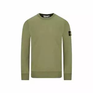 [스톤아일랜드]스톤아일랜드 와펜 맨투맨 밀리터리 그린 남성 L1S15 6100060 S0051 V005G