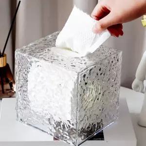 두루말이 휴지 롤휴지 투명 케이스디스펜서 티슈홀더 보관함 수납함 인테리어소품 두루마리 냅킨 데스크정