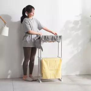 미니빨래건조대 2단 튼튼한 빨랫대 양말 수건 베란다원룸 옷대 세탁용품 이불 자취방