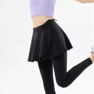 레깅스 랩스커트 요가 힙커버로 편안한 스타일링밸리댄스 여성스포츠웨어 한운동복 치마 바지 스포티룩 댄