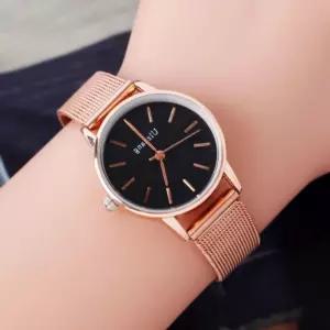 여성 클래식 팔찌 골드 메탈 캐주얼 손목 시계 선물 위아리턴 학생 루이스 여자 정장 남녀