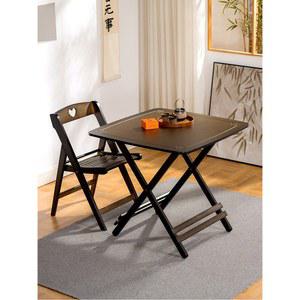접이식 홈바테이블 식탁 데스크탑 미니바 가정용 원목 침실용