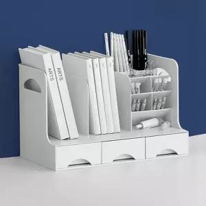 OFFISYS 올인원 데스크테리어 오거나이저 서랍 책꽂이 연필꽂이오거나이저 책상정리 사무실 사무용 정리함