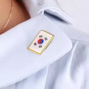 국기 뱃지 대한민국 태극깃발 태극기 국기뱃지 한국뱃지 대한민국뱃지 태극기뱃지