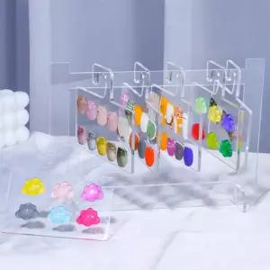 네일아트 탁상형 고리 팁전시 아크릴 아트판 세트 2종디스플레이랙 보드 촬영소품 차트 네일대 액자 전시