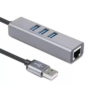 2.0 허브 이더넷카드 유에스비 3포트 3Port 랜LAN RJ45 10 100MBPS 인터넷 USB20 카드 3PORT